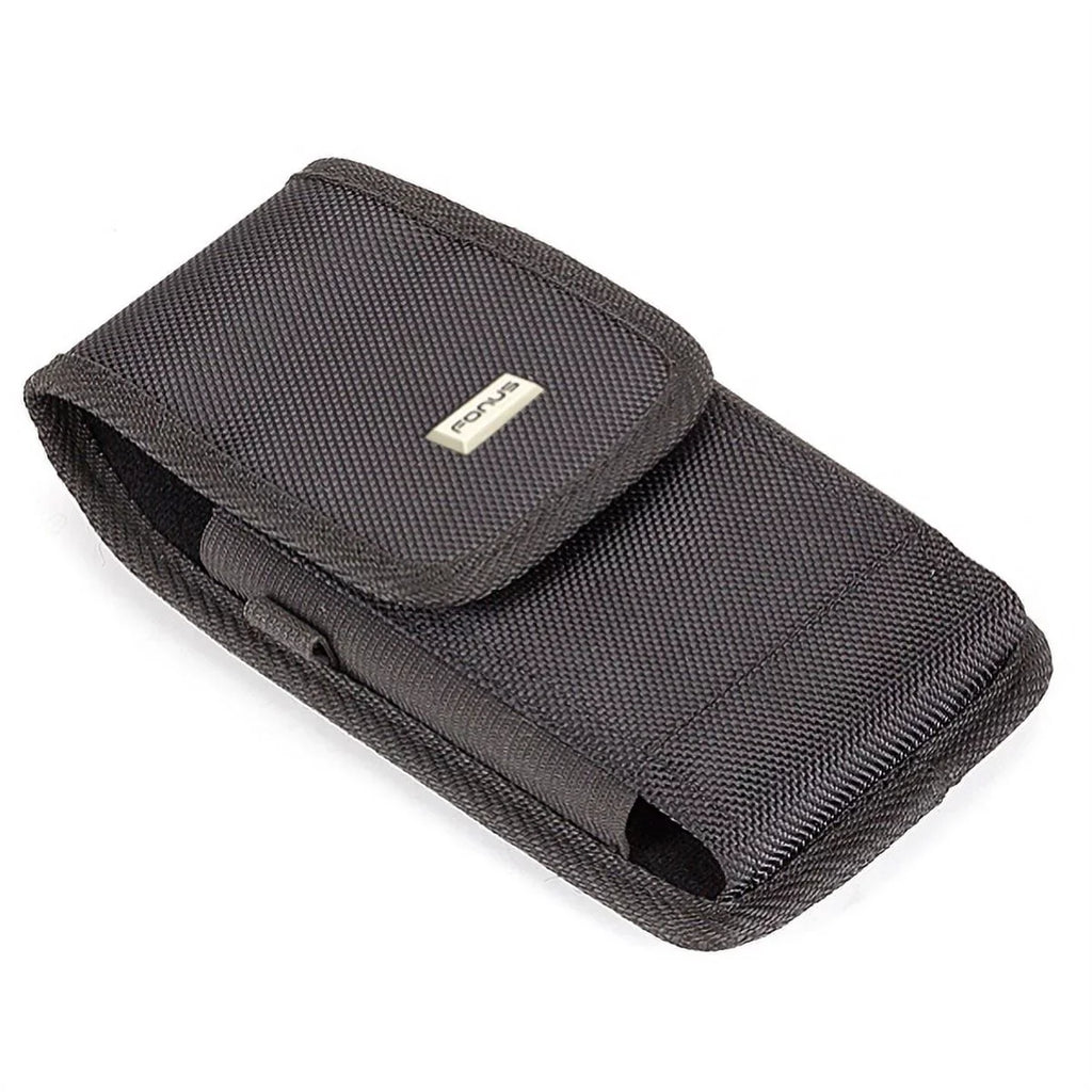 Rugged Durable Canvas Case Holster Metal Belt Clip w Black Durable Braided 10ft Long Type-C Cable Rapid Charger Sync USB Wire Y4P for Nokia 3.1 Plus - OnePlus 5T, 6, 6T, 7 Pro -  Phone 2