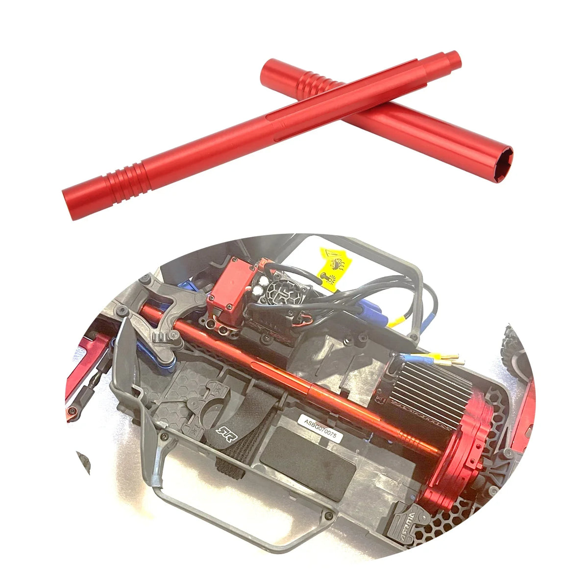Mesimsple Granite 3S Center Drive Shaft & Body Clips for Arrma 1/10 Senton Big Rock Vorteks 3S BLX 550 Mega Driveshaft Outcast Kraton 4s 1/8 Typhon Ventta 3S Upgrades Part