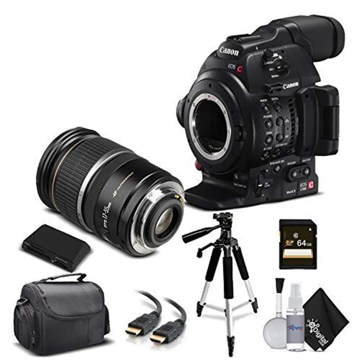 EOS C100 Mark II +Dual Pixel CMOS AF 0202C002 & 16-35mm f/2.8L II USM Lens