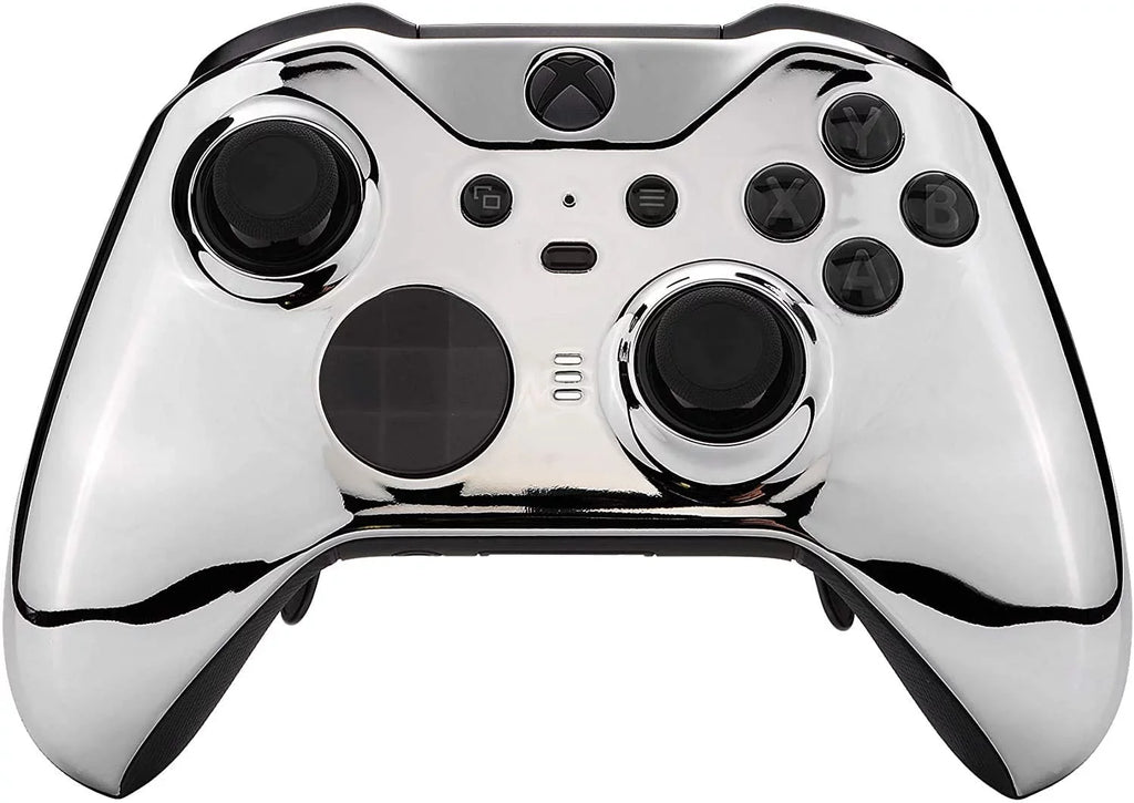 Custom Elite 2 Controller appropriate With Xbox One - Silver Chrome
