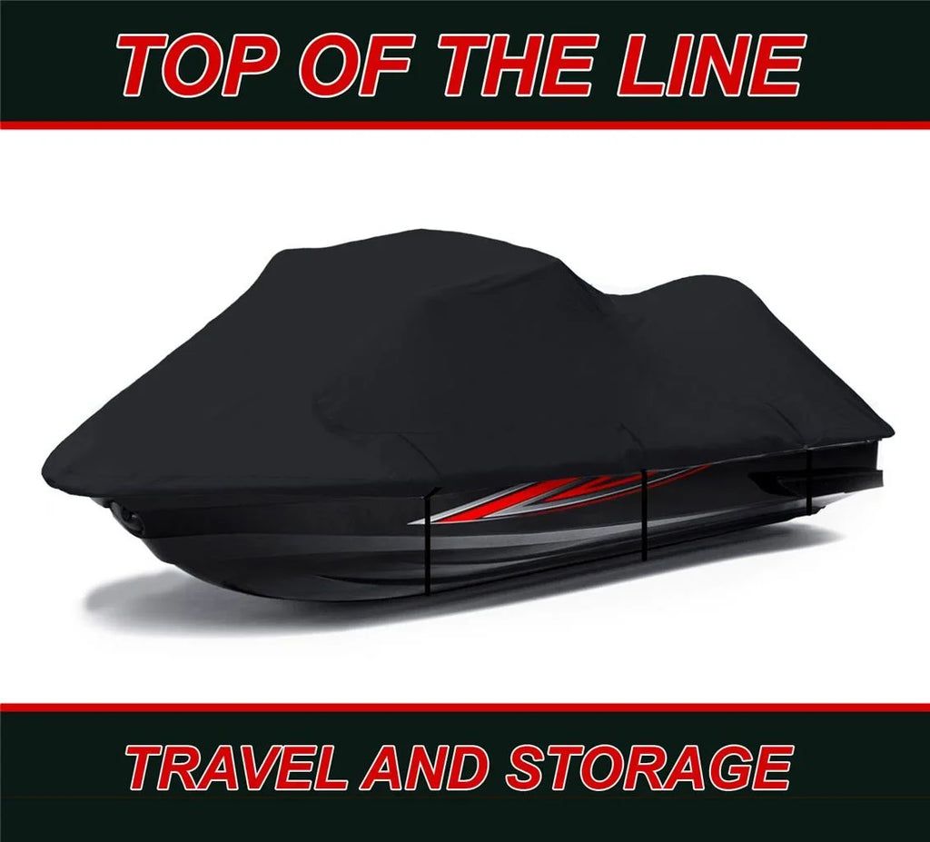 BLACK TOP OF THE LINE JET SKI protector appropriate for Kawasaki STX 2009 2010 Jet Ski wrap PWC Covers