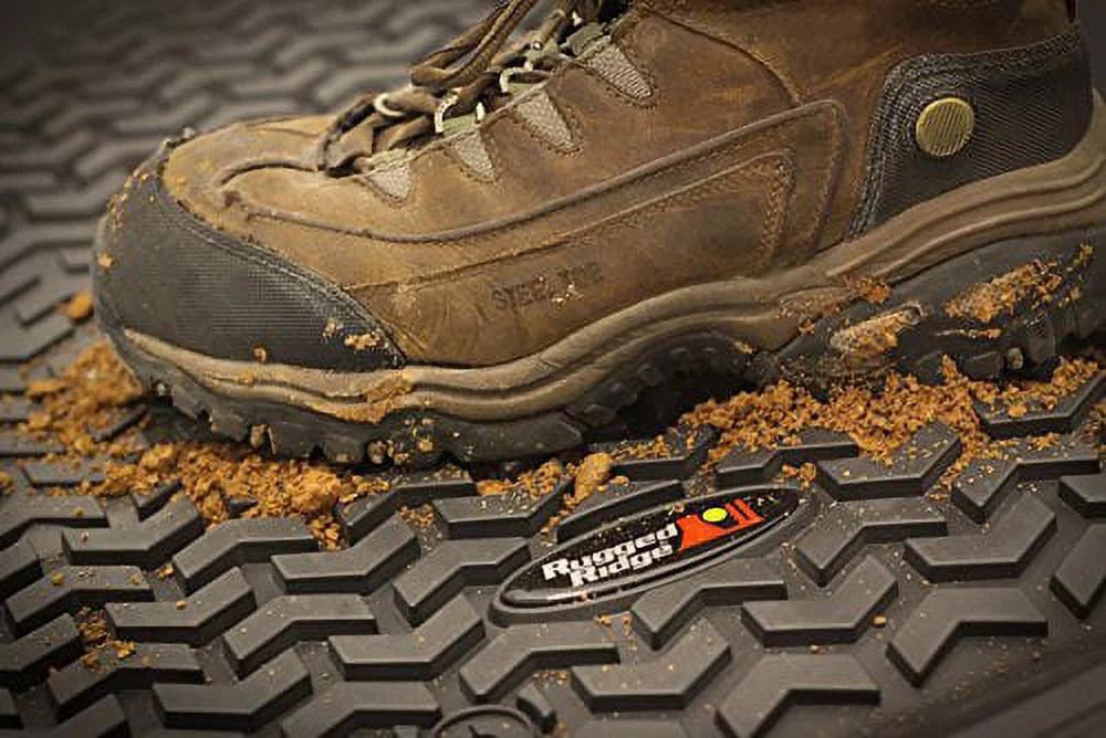 Rugged Ridge by RealTruck | Floor Liner, Rear | 12950.10 | appropriate with 1997-2006 Jeep Wrangler TJ/LJ