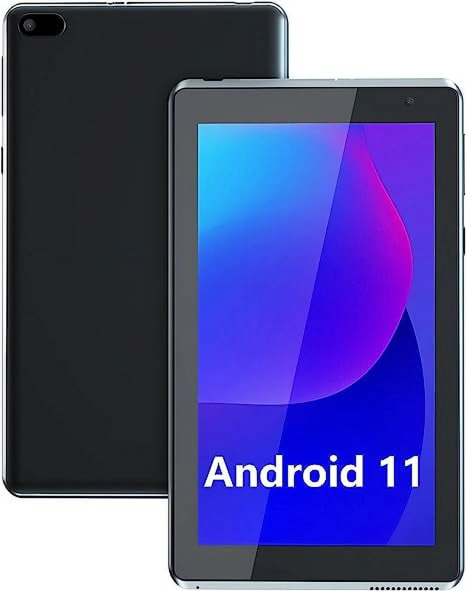 7 Inch Tablet, Android 11 Tablet PC, 32GB Storage 2GB RAM Tablets Quad-Core Processor Android 11 Tablet PC Dual Camera, WiFi, Bluetooth Computer Tablet (Black)