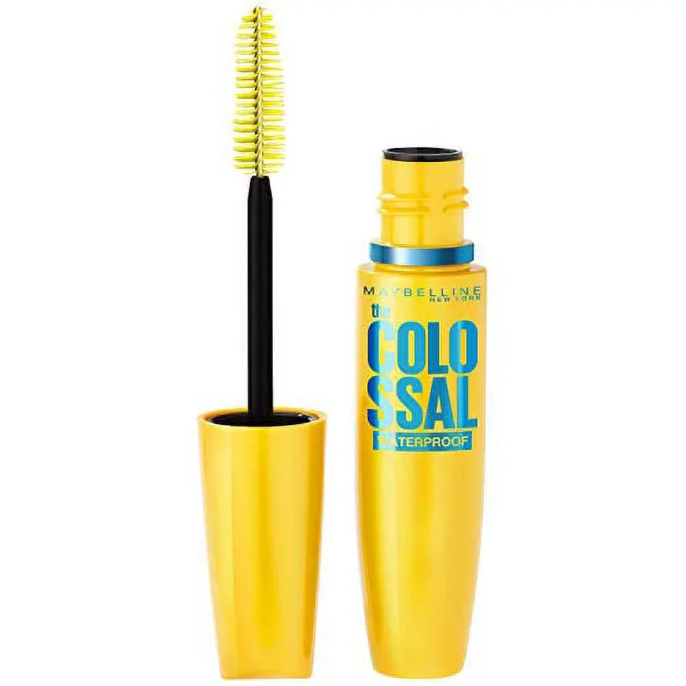 Maybelline Volum' Express The Colossal Waterproof Mascara, Volumizing, Classic Black, 0.27 oz, 3 Pack
