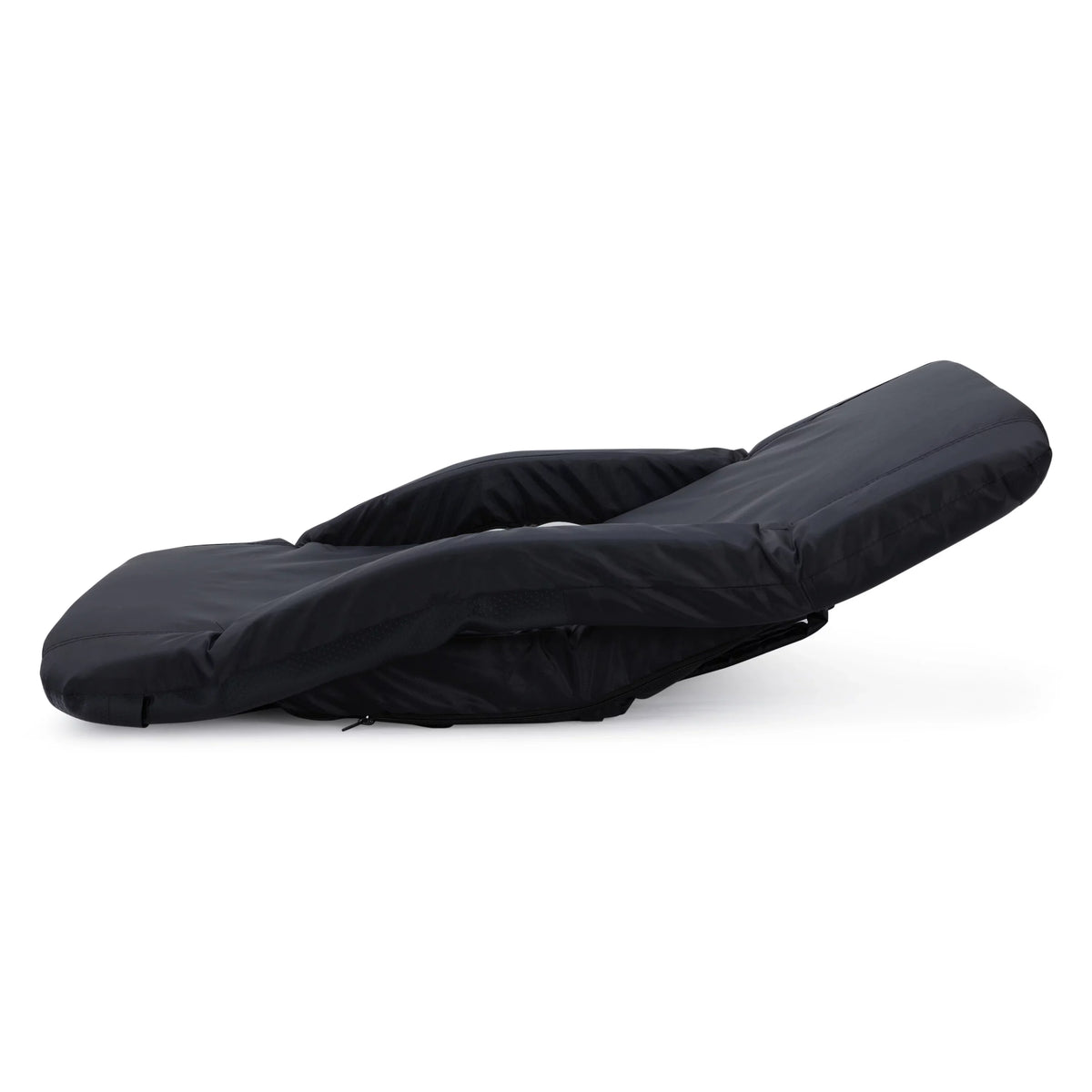 Jomeed 25 Inch Comfortable Padded Reclining Stadium Seat w/Pockets, Black