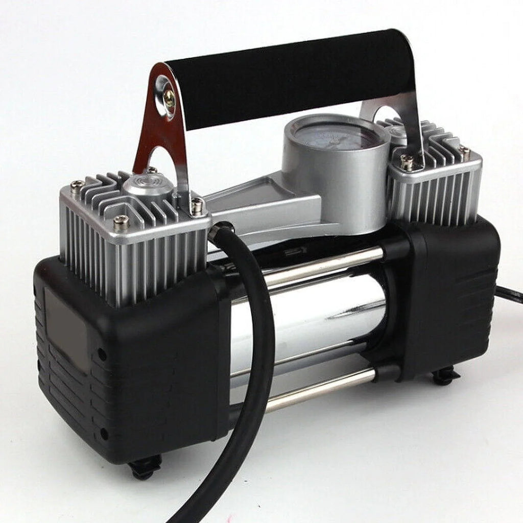 Jahy2Tech Black Portable Air Compressor 12V Electric Pump Quick Inflation 280W Roadside Assistance
