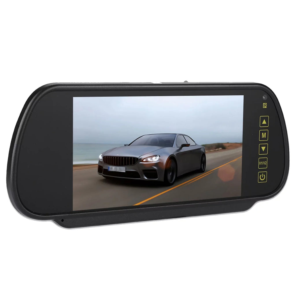 Durlclth Rearview Mirror-7inch Car Rearview Mirror LCD Auto Dimming Monitor Rear View Camera With Bracket
