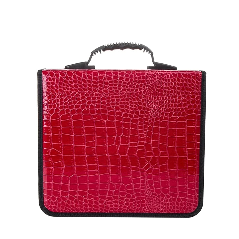 NUOLUX Case Cd Disc Cases Pack Organizer Binder 100 Wallet Portable Large 400 Storage Holder Carrying