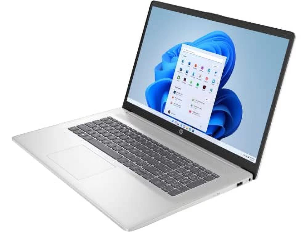 2023 Newest 17.3” FHD IPS Laptop PC 10-Core  13th i7-1355U Iris Xe Graphics 32GB DDR4 1TB NVMe SSD WiFi AX BT5.3 USB-C HDMI Webcam Natural Silver Windows 11 Home w/RE USB