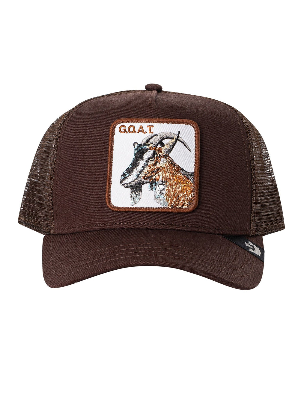The Goat Trucker Cap, Brown. Goorin Bros