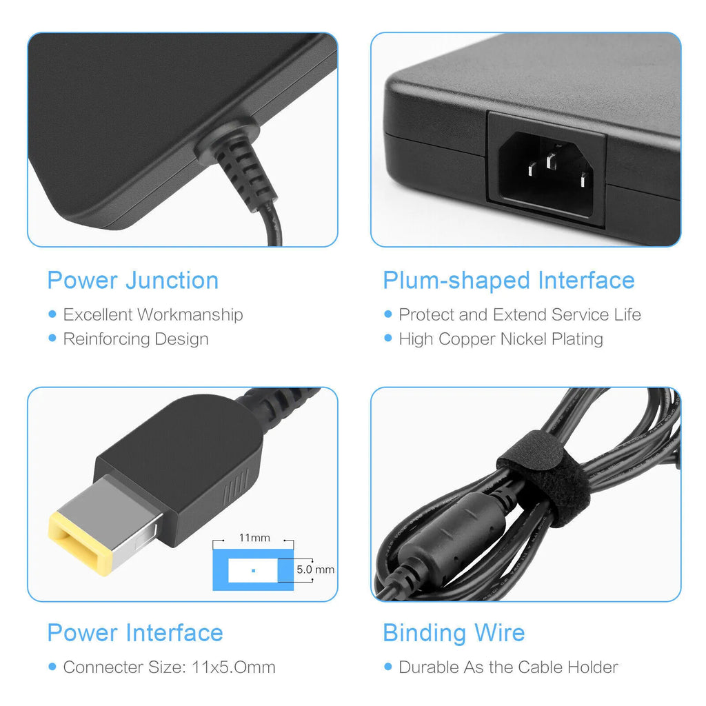 230W Charger for  Thinkpad P40 P50 P50s P50 P51s Adapter Power Supply Cord