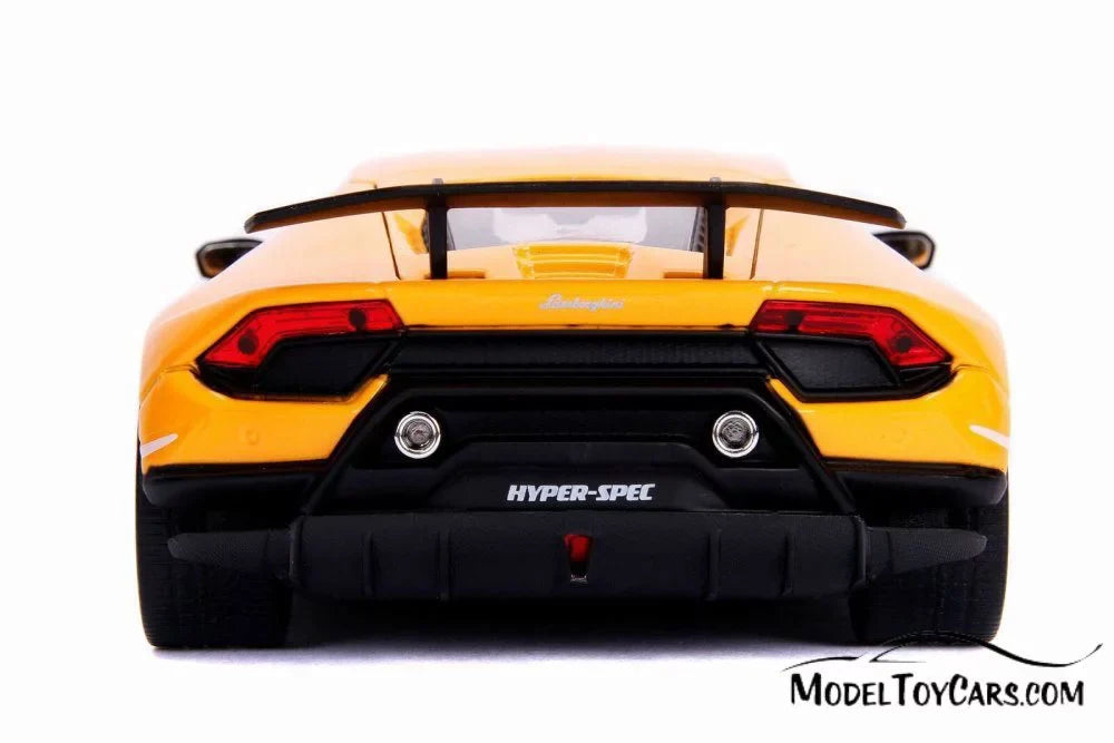 2017 Lamborghini Huracan Performante Hard Top, Yellow - Jada 99996DP1 - 1/24 Scale Diecast Model Toy Car (Brand New but NO BOX)