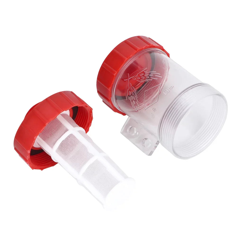 Leylor In-line Mesh Filter-Agricultural In-Line Mesh Filter High liquid Pump Transparent Filter (1?)